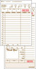 A Picture of product 196-101 GuestChecks™.  Three Part Carbonless.  15 Lines.  Tan.