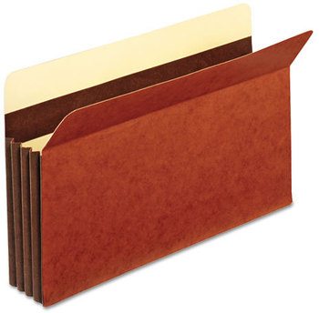 Pendaflex® Heavy-Duty File Pockets,  Straight Cut, Legal, Redrope, 25/Box
