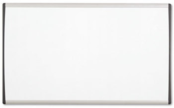 Quartet® ARC™ Frame Cubicle Board,  Steel, 18 x 30, White Surface, Silver Aluminum Frame