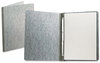 A Picture of product OXF-12705 Oxford® Heavyweight PressGuard® and Pressboard Report Cover with Reinforced Side Hinge,  Prong Clip, Letter, 3" Capacity, Gray