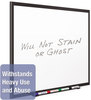 A Picture of product QRT-2547B Quartet® Classic Series Porcelain Magnetic Dry Erase Board,  72 x 48, Black Aluminum Frame