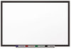 A Picture of product QRT-2547B Quartet® Classic Series Porcelain Magnetic Dry Erase Board,  72 x 48, Black Aluminum Frame