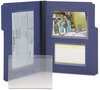 A Picture of product SMD-68164 Smead™ Self-Adhesive Poly Pockets Top Load, 6.25 x 4.56, Clear, 100/Box