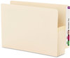 A Picture of product SMD-76124 Smead™ Manila End Tab File Pockets 3.5" Expansion, Legal Size, 25/Box