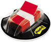 A Picture of product MMM-680HVBE Post-it® Flags in a Desk Grip Dispenser Page 1 x 1.75, Blue, 200/Dispenser