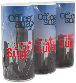 Office Snax® Sugar Canister, 20 oz, 3/Pack
