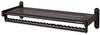 A Picture of product QRT-20403 Quartet® Metal Shelf Racks,  Powder Coated Textured Steel, 36w x 14-1/2d x 6h, Black