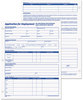 A Picture of product TOP-32851 TOPS™ Employee Application Form,  8 3/8 x 11, 50/Pad, 2/Pack