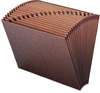 A Picture of product SMD-70425 Smead™ TUFF® Expanding Files Open-Top Stadium File, 21 Sections, 1/21-Cut Tabs, Letter Size, Redrope