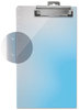 A Picture of product OIC-83016 Officemate Plastic Clipboards,  1/2" Capacity, Holds 8 1/2 x 11, Clear