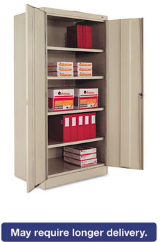 Tennsco 72" High Standard Cabinet,  36w x 24d x 72h, Putty