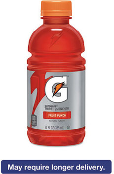Gatorade® G-Series® Perform 02 Thirst Quencher,  Fruit Punch, 12 oz Bottle