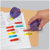 A Picture of product RTG-60435 Redi-Tag® Dispenser Arrow Flags,  "Notarize", Yellow, 120 Flags/Dispenser