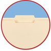 A Picture of product SMD-10330 Smead™ Manila File Folders 1/3-Cut Tabs: Assorted, Letter Size, 0.75" Expansion, 100/Box