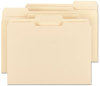 A Picture of product SMD-10330 Smead™ Manila File Folders 1/3-Cut Tabs: Assorted, Letter Size, 0.75" Expansion, 100/Box
