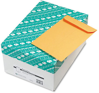 Quality Park™ Catalog Envelope,  6 1/2 x 9 1/2, Brown Kraft, 500/Box