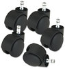A Picture of product MAS-23618 Master Caster® Deluxe Casters,  Nylon, B and K Stems, 120 lbs./Caster, 5/Set
