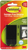 A Picture of product MMM-17201BLK Command™ Picture Hanging Strips Removable, Holds Up to 3 lbs per Pair, 0.75 x 2.75, Black, 4 Pairs/Pack