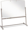 A Picture of product QRT-3640TE Quartet® Total Erase® Reversible Mobile Presentation Easel,  72 x 48, White Surface, Neutral Frame