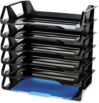 Officemate Recycled Side Load Desk Tray,  Side Load, 15 1/8 x 8 7/8 x 15, Letter/A4, 6/PK