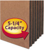 A Picture of product SMD-73234 Smead™ Redrope Drop Front File Pockets 5.25" Expansion, Letter Size, 10/Box