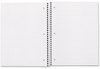 A Picture of product MEA-05514 Mead® Spiral® Notebook,  Perforated, Legal Rule, 10 1/2 x 8, White, 100 Sheets