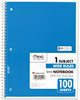 A Picture of product MEA-05514 Mead® Spiral® Notebook,  Perforated, Legal Rule, 10 1/2 x 8, White, 100 Sheets