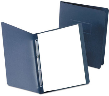 Oxford® Presslock Report Cover,  Large 2 Prong Fastener, Letter, 3" Capacity, Black, 25/Box