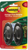 A Picture of product MMM-17086SAW Command™ All Weather Hooks and Strips Medium, Plastic, Slate, 3 lb Capacity, 2 4 Strips/Pack