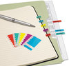 A Picture of product RTG-72001 Redi-Tag® Mini Arrow Page Flags,  Blue/Mint/Purple/Red/Yellow, 154 Flags/Pack