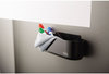 A Picture of product MMM-DEFTRAY Post-it® Dry Erase Accessory Tray,  8 1/2 x 3 x 5 1/4, Black