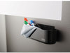 A Picture of product MMM-DEFTRAY Post-it® Dry Erase Accessory Tray,  8 1/2 x 3 x 5 1/4, Black