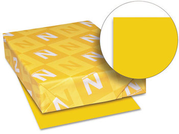 Neenah Paper Astrobrights® Colored Paper,  24lb, 8-1/2 x 11, Galaxy Gold, 500 Sheets/Ream