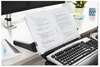 A Picture of product MMM-DH640 3M In-Line Document Holder,  Plastic, 300 Sheet Capacity, Black/Clear