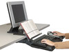 A Picture of product MMM-DH640 3M In-Line Document Holder,  Plastic, 300 Sheet Capacity, Black/Clear