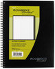 A Picture of product MEA-06122 Cambridge® Wirebound Guided Business Notebook,  7 1/2 x 9 1/2, Black, 80 Sheets