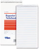 A Picture of product TOP-8030 TOPS™ Reporter’s Notebook,  Legal/Wide, 4 x 8, White, 70 Sheets, Dozen