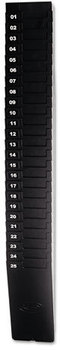 Lathem® Time Expanding Time Card Rack,  25-Pocket, Holds 9" Cards, Plastic, Black