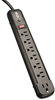 A Picture of product TRP-TLP74RB Tripp Lite Protect It!™ Seven-Outlet Surge Suppressor,  7 Outlets, 4 ft Cord, 1080 Joules, Black