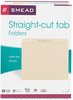 A Picture of product SMD-10300 Smead™ Manila File Folders Straight Tabs, Letter Size, 0.75" Expansion, 100/Box