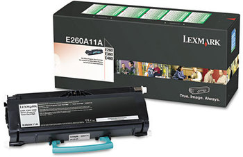 Lexmark™ E360H21A, E360H11A, E260A21A, E260A11A Toner,  3500 Page-Yield, Black