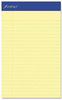A Picture of product TOP-20204 Ampad® Perforated Writing Pads,  Narrow, 5 x 8, Canary, 50 Sheets, Dozen