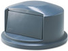 A Picture of product RCP-263788GY Rubbermaid® Commercial Brute® Round Dome Top Lid for 32-Gallon Round Brute® Containers. Gray.