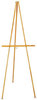 A Picture of product QRT-41E Quartet® Tripod Wood Floor Easel,  64" High, Natural Oak
