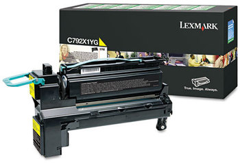 Lexmark™ C792X2YG-C792X1KG Toner,  20,000 Page-Yield, Yellow