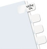 A Picture of product RTG-31010 Redi-Tag® Legal Index Tabs,  1 inch, White, 416/Pack