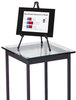 A Picture of product QRT-28E Quartet® Instant Easel,  14" High, Steel, Black