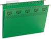 A Picture of product SMD-64042 Smead™ TUFF® Hanging Folders with Easy Slide™ Tab Letter Size, 1/3-Cut Tabs, Green, 18/Box