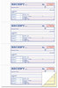 A Picture of product TOP-46806 TOPS™ Money and Rent Receipt Books,  2-3/4 x 7 1/8, Two-Part Carbonless, 200 Sets/Book