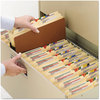 A Picture of product SMD-73390 Smead™ Redrope TUFF® Pocket Drop-Front File Pockets with Fully Lined Gussets 5.25" Expansion, Letter Size, 10/Box